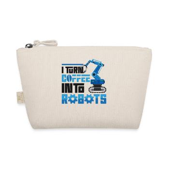 Robot Robotics Engineer Coffee I - Organic Pouch - nature - Front