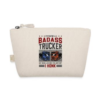 Lastwagenfahrer Spruch & Trucker - Bio-Täschchen - Natur - Vorne