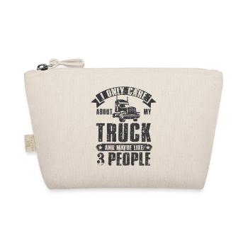 Lastwagenfahrer Spruch & Trucker - Bio-Täschchen - Natur - Vorne