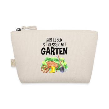 Garten Spruch Hobby Gärtner Geschenkidee - Bio-Täschchen - Natur - Vorne