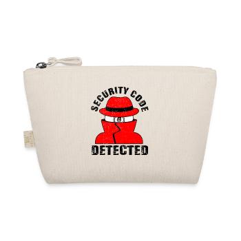 Network And Computer Security Hard Disc Detective - Organic Pouch - nature - Front