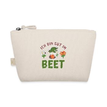 Ich bin gut im Beet: Gnomen-Weltmeister - Bio-Täschchen - Natur - Vorne