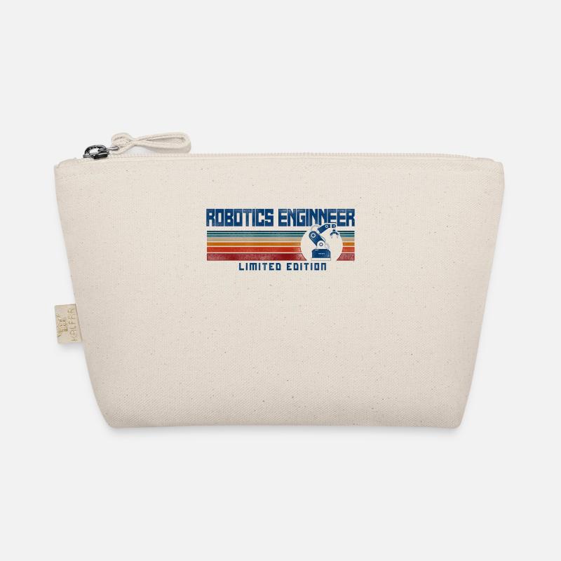 Robot Robotics Engineer Retro Bio-Täschchen