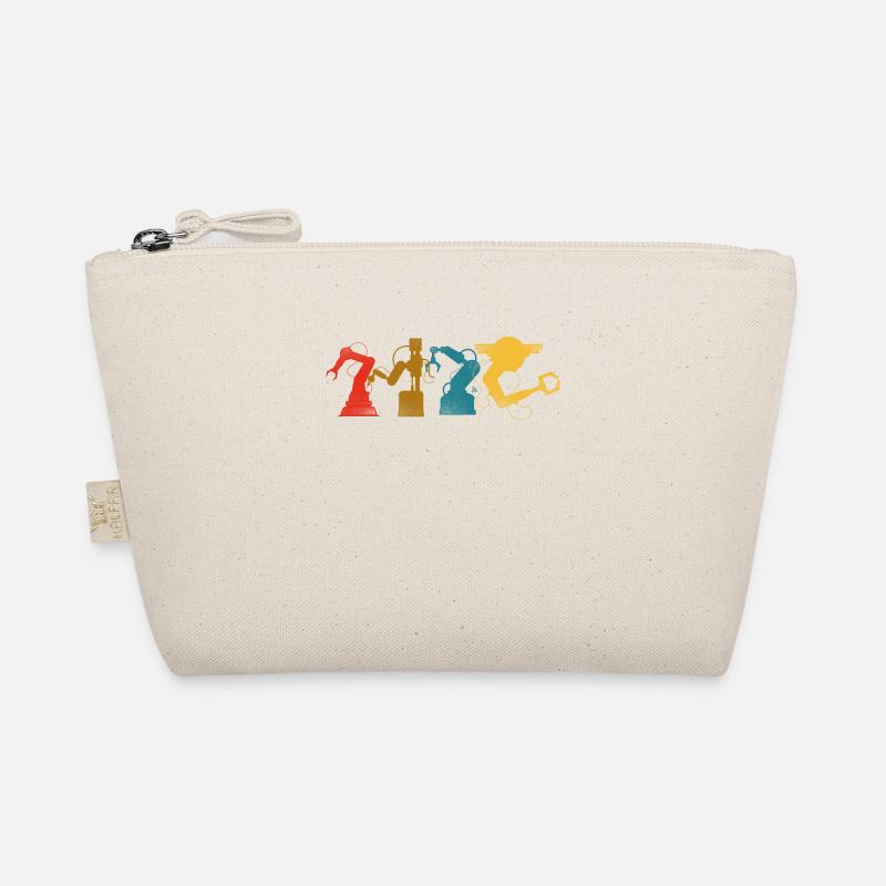 Robot Robotics Engineer Retro Bio-Täschchen