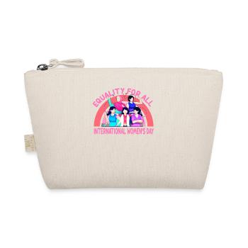 International Women's Day: Equaity for All Feminis - Organic Pouch - nature - Front