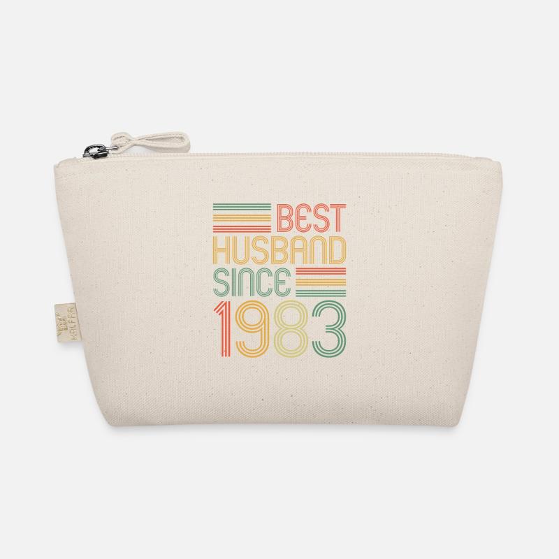 40th Wedding Anniversary Best Husband since 1983 Organic Pouch