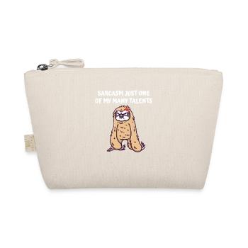 Sarcasm just one of my many talents funny - Organic Pouch - nature - Front