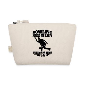Bowling Kegelverein Bowler Bowlingverein Kegeln - Organic Pouch - nature - Front