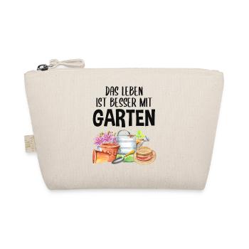 Garten Spruch Hobby Gärtner Geschenkidee - Bio-Täschchen - Natur - Vorne