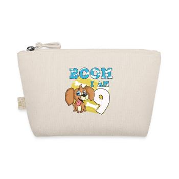 9th birthday dog - Organic Pouch - nature - Front