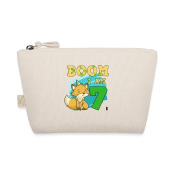 7th birthday fox - Organic Pouch - nature - Front