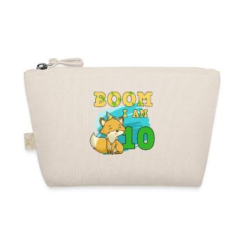 10th birthday fox - Organic Pouch - nature - Front