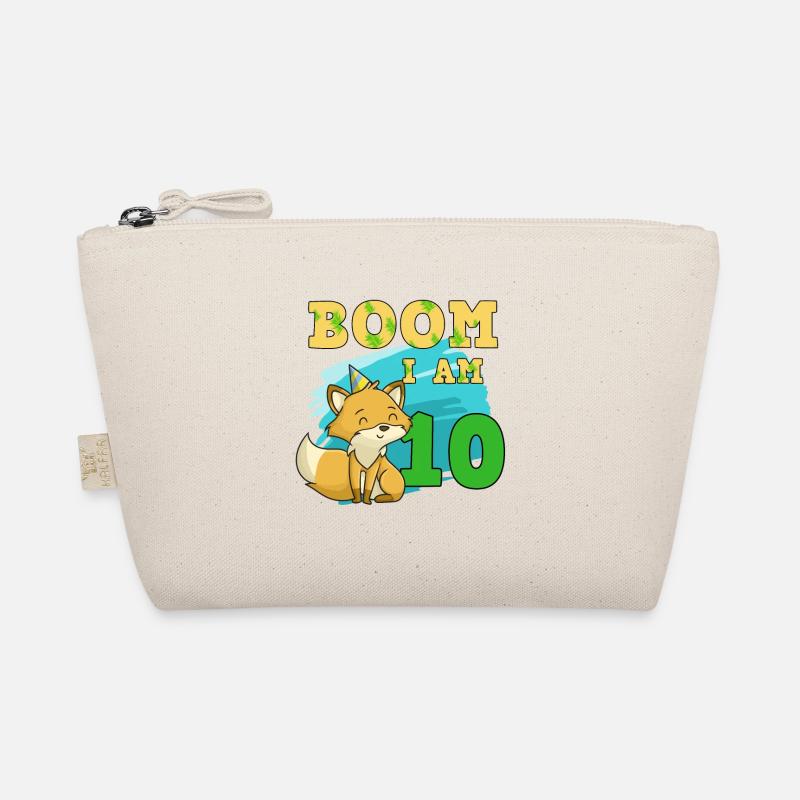 10th birthday fox Organic Pouch