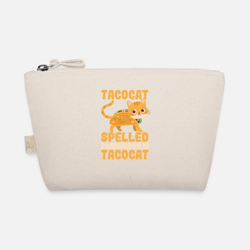 Funny Interesting Cute Tacocat backwards Organic Pouch