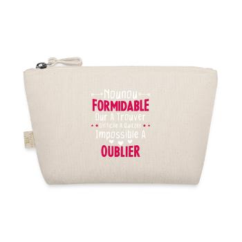 Nounou formidable Idée Cadeau Pour Nounou Famille - Trousse biologique - nature - Devant