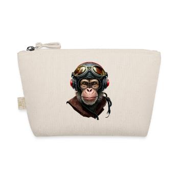 Chimpanzee - Monkey - Organic Pouch - nature - Front
