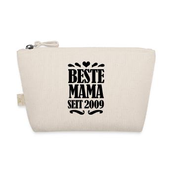 Beste Mama seit 2009 - Beste Mutter seit 2009 - Bio-Täschchen - Natur - Vorne