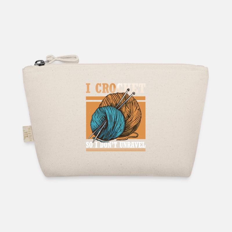 Gift - knitting crochet sewing wool Organic Pouch