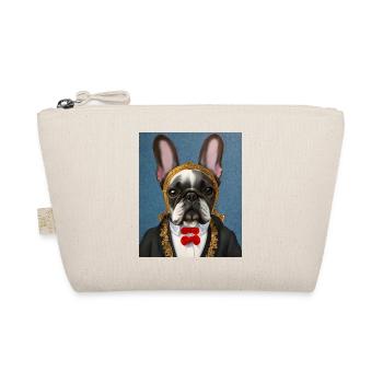 Bouledogue Français au style chic classe - Trousse biologique - nature - Devant