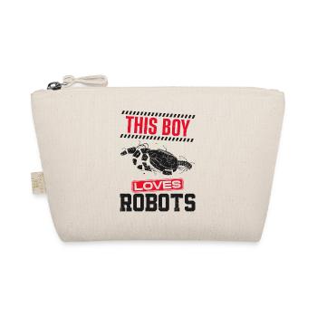 Robot Robotics Engineer Boy This - Organic Pouch - nature - Front