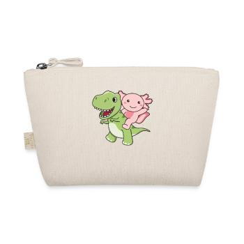 Axolotl monte sur le dino sucré T-Rex avec axolotls - Trousse biologique - nature - Devant