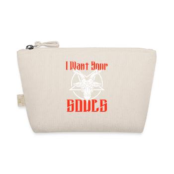 Satan Beelzebub Devil Gothic Pentagram Mystical - Organic Pouch - nature - Front