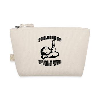 Bowling Bowler Kegelverein Bowlingverein Kegeln - Organic Pouch - nature - Front