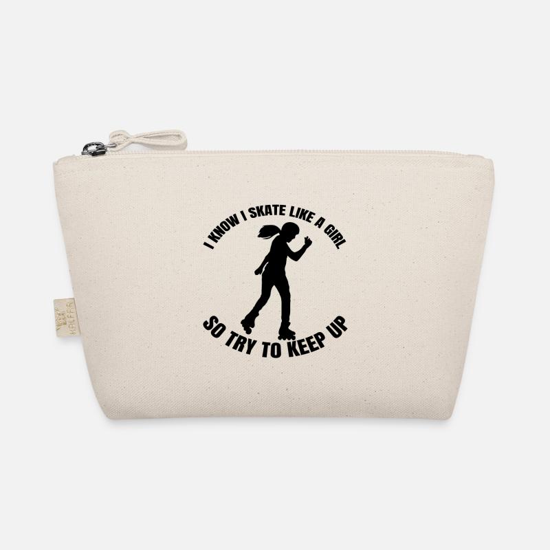 Roller Skating Inline Skating Gift Inline Skater Organic Pouch