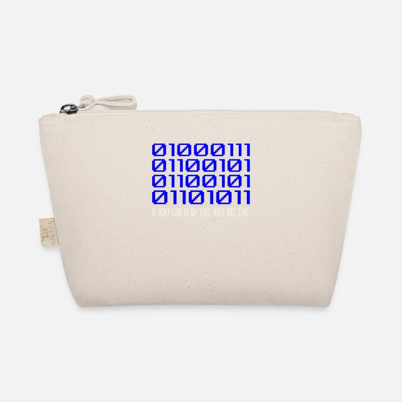 Funny Coder Binary Code Programmer Développeur Trousse biologique