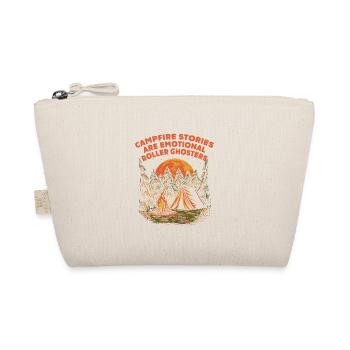 Emotional Roller -Ghosters Halloween Camping Camp - Organic Pouch - nature - Front