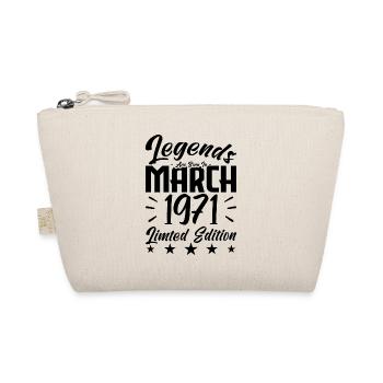 Naissance En Mars 1971. Cadeau d'anniversaire mars - Trousse biologique - nature - Devant