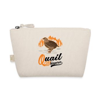 Wachtel Flüsterer Wachtelzüchter Geschenk - Bio-Täschchen - Natur - Vorne