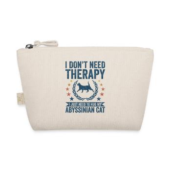Do not need therapy - Abyssinian cat - Organic Pouch - nature - Front