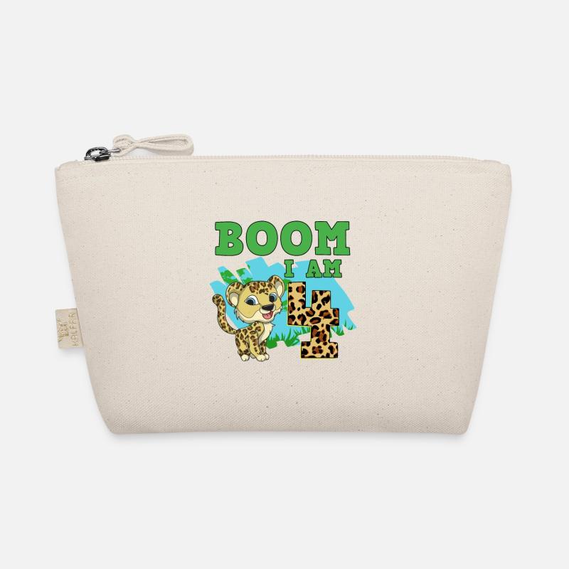 4. Geburtstag Leopard Bio-Täschchen