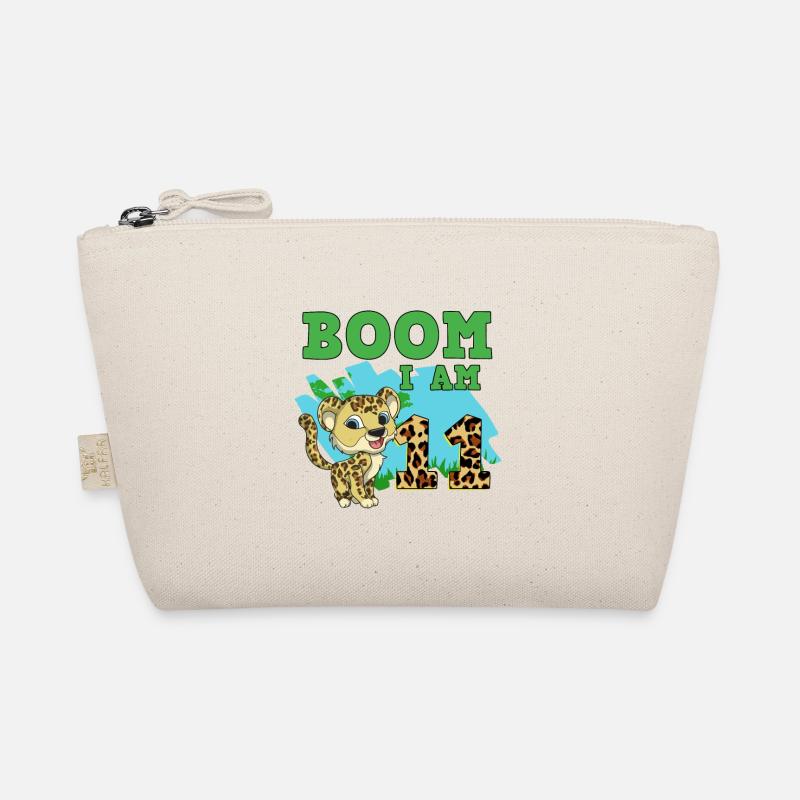 11th birthday leopard Organic Pouch