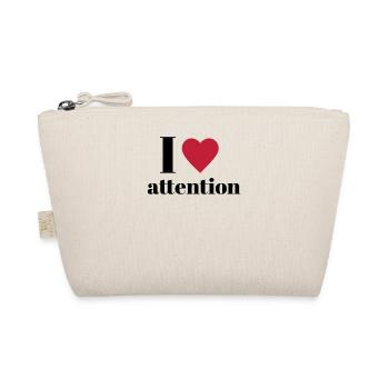 I Heart Attention Funny Y2k Shirt, Y2k Baby Tee, Y - Organic Pouch - nature - Front