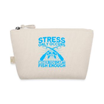 If you can't fish enough fishing gift - Organic Pouch - nature - Front