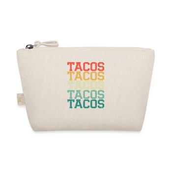 Retro Tacos Cinco de Mayo Taco Tuesday Vintage - Organic Pouch - nature - Front