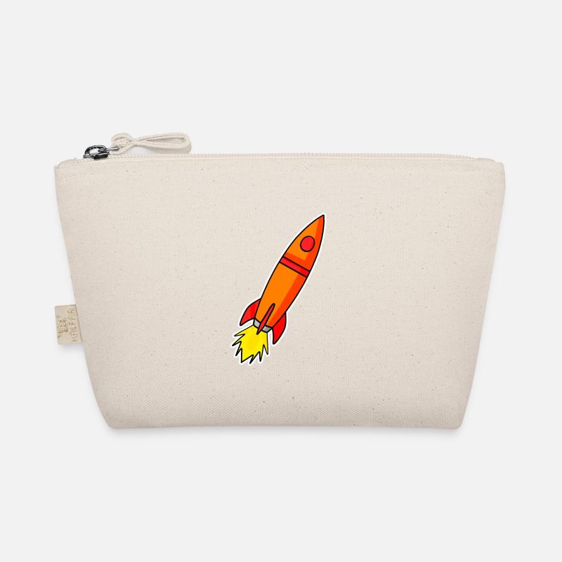 Rakete Orange Bio-Täschchen