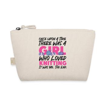 Tricoter une fille tricoteuse il était une fois - Trousse biologique - nature - Devant