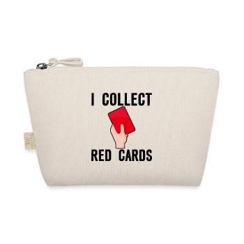 I Collect Red Cards - Bio-Täschchen - Natur - Vorne