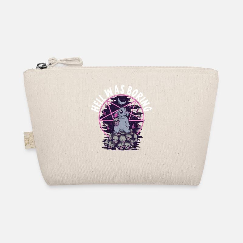 Satan Beelzebub Devil Gothic Pentagram Mystical Organic Pouch