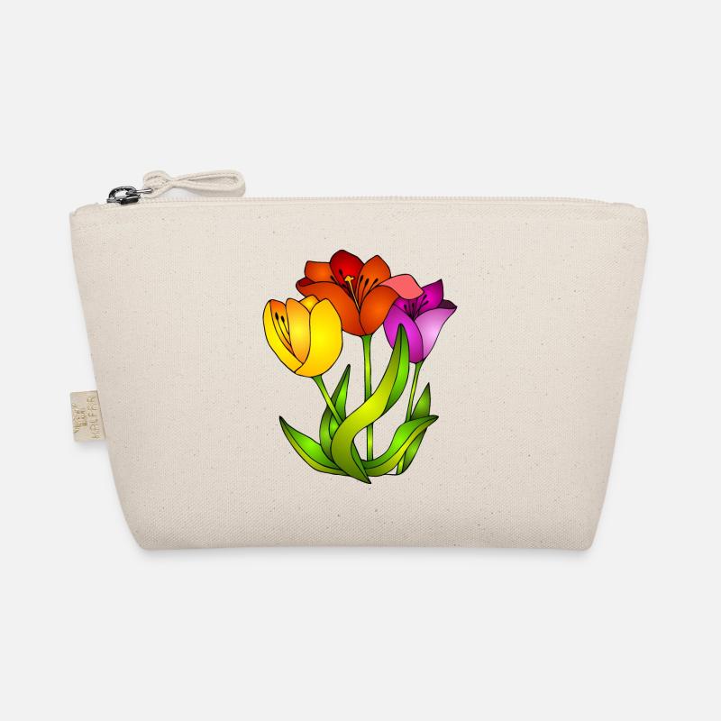 Blumen - Bio-Täschchen - Natur