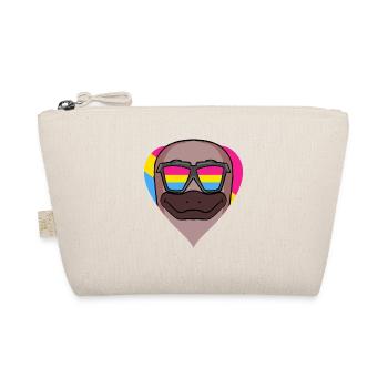 Pansexual Platypus Heart Gift - Organic Pouch - nature - Front