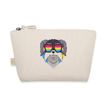 Pansexual Dog Schnauzer Heart Cadeau - Trousse biologique - nature - Devant