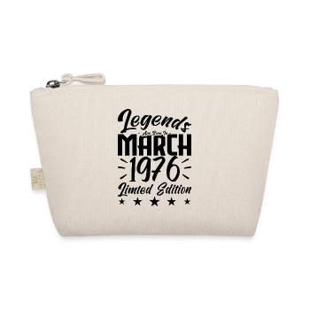 Naissance En Mars 1976. Cadeau d'anniversaire mars - Trousse biologique - nature - Devant