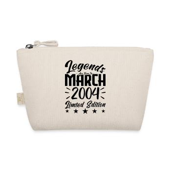 Naissance En Mars 2004. Cadeau d'anniversaire mars - Trousse biologique - nature - Devant