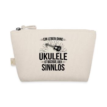 Ukulele Ukulele-Spieler Ukulelist - Bio-Täschchen - Natur - Vorne