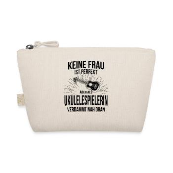 Ukulele Ukulele-Spieler Ukulelist - Bio-Täschchen - Natur - Vorne