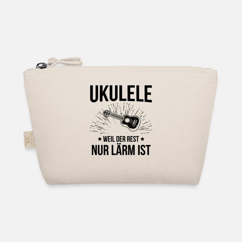 Ukulele Ukulele-Spieler Ukulelist - Bio-Täschchen - Natur